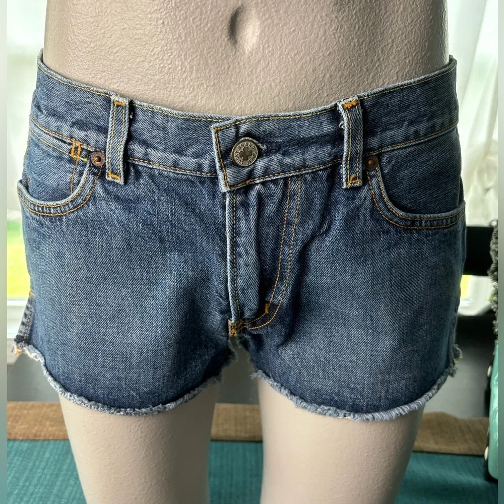 Vintage LUCKY BRAND Denim Cut Off Jean Shorts - Sz 4/27 - Picture 4 of 14